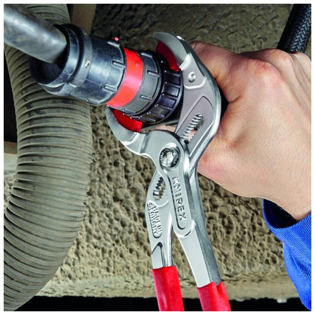 Ключ KNIPEX трубний переставний з резиновою накладкою (81 13 250) - зображення 2