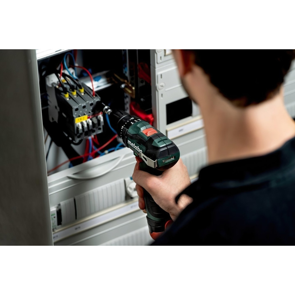 Шуруповерт Metabo PowerMaxx SB BL 12В, 2х2Ah, 20·38Нм, 0-400·0-1500об/хв (601784500) - зображення 4