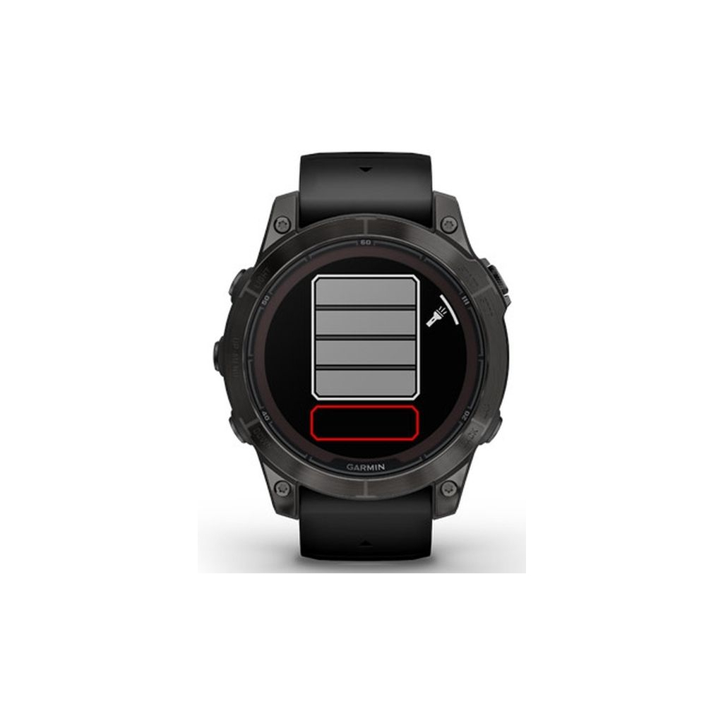 Смарт-годинник Garmin fenix 7 Pro Saph Solar, Crbn Gry DLC Ti w/ Black Band, GPS (010-02777-11) - зображення 2