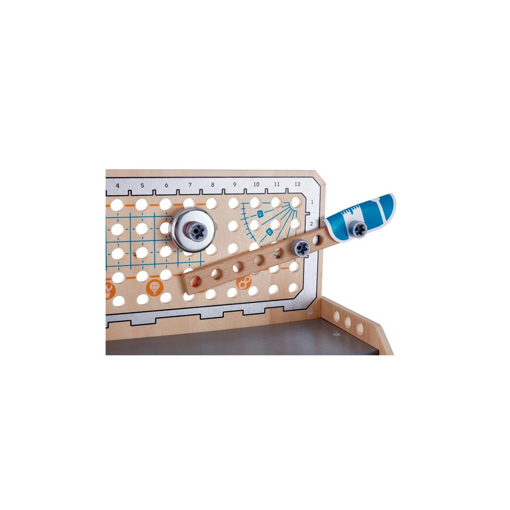 Конструктор Hape Junior Inventor Науковий верстак настільний 58 деталей (E3028) - зображення 7