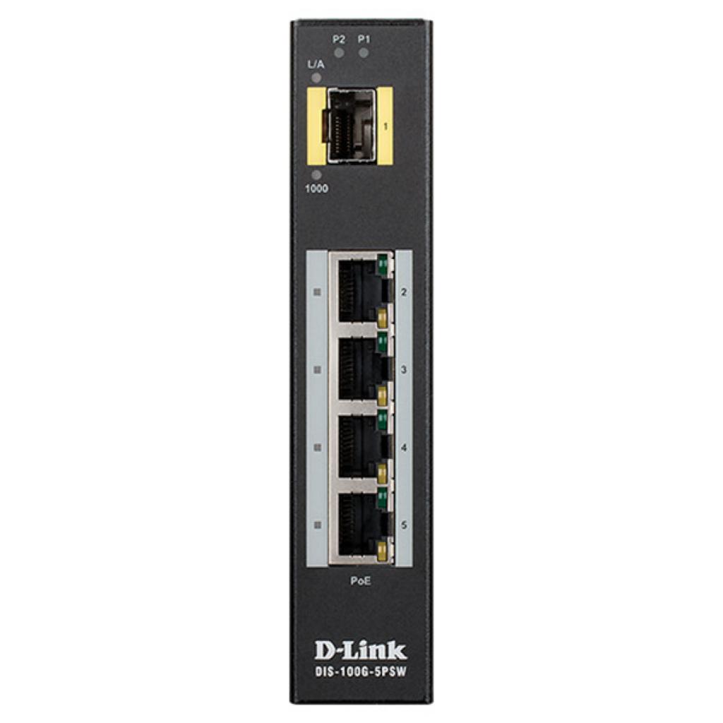 Комутатор мережевий D-Link DIS-100G-5PSW - зображення 2