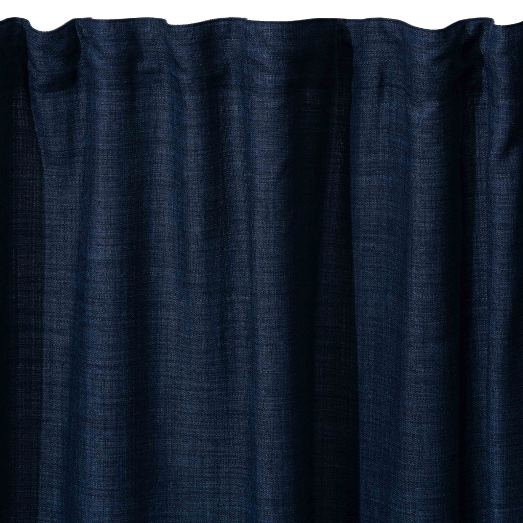 Штора Ardesto рогожка 100% поліестер, 150х270 см синій темний (ART1020NA) - зображення 3