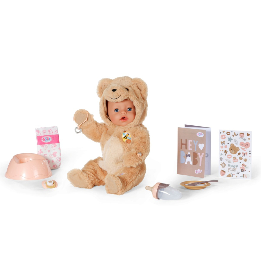 Пупс Zapf Baby Born – Емма у костюмі ведмедика 43 см (837115) - зображення 2