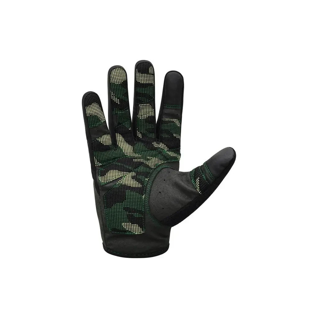 Рукавички для фітнесу RDX T2 Touch Screen Friendly Full Fingerf Army Green L (WGA-T2FA-L) - зображення 2