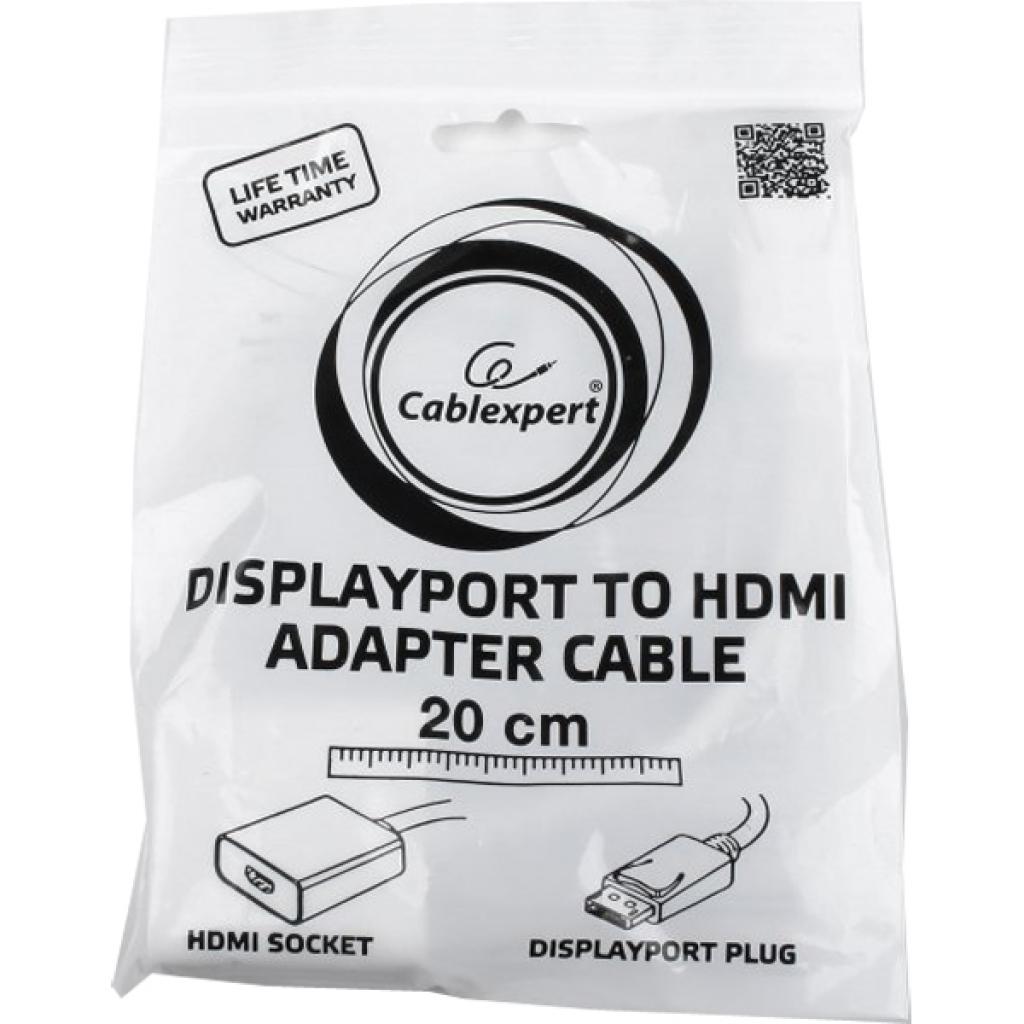 Перехідник DisplayPort to HDMI Cablexpert (A-DPM-HDMIF-002-W) - зображення 2