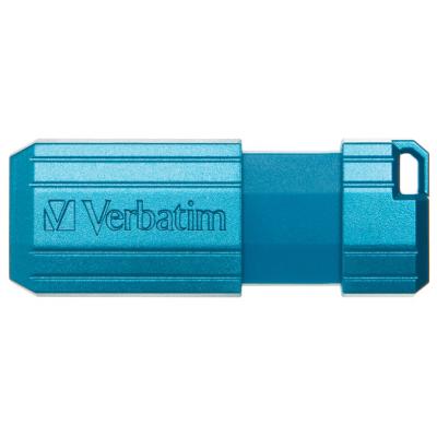 USB флеш накопичувач Verbatim 16GB PinStripe Blue USB 2.0 (49068) - зображення 1