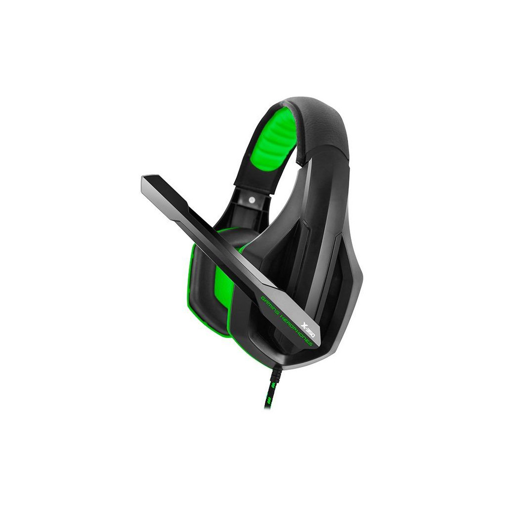 Навушники Gemix X-350 black-green - зображення 1