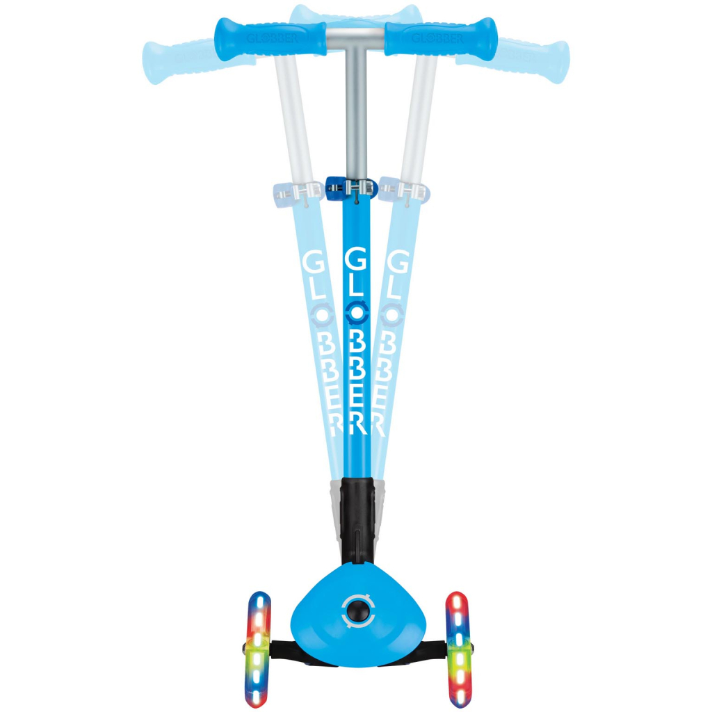 Самокат Globber серії Primo Foldable Lights блакитний Колеса з підсвічуванням (432-101-3) - зображення 6