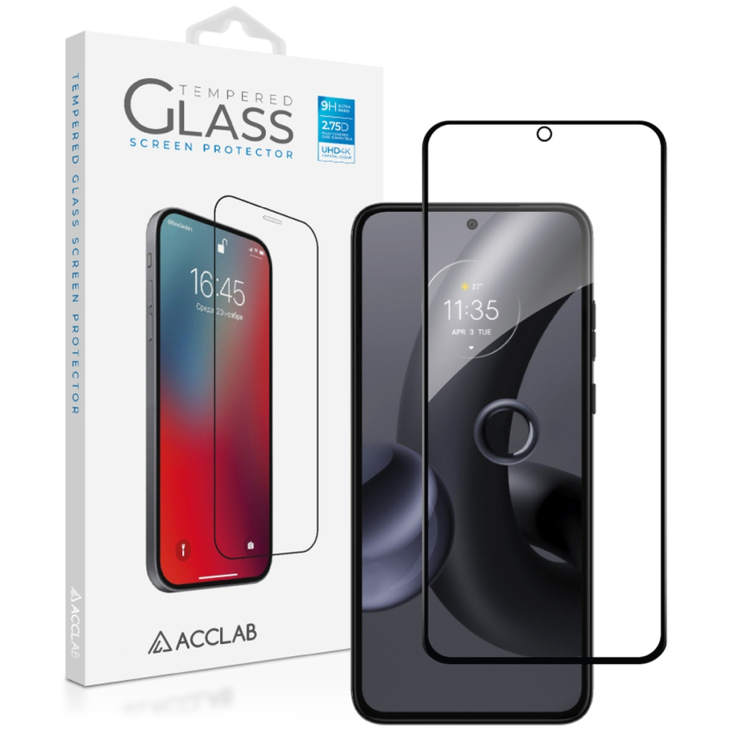 Скло захисне ACCLAB Full Glue MOTO EDGE 30 Neo Black (1283126546679) - зображення 1