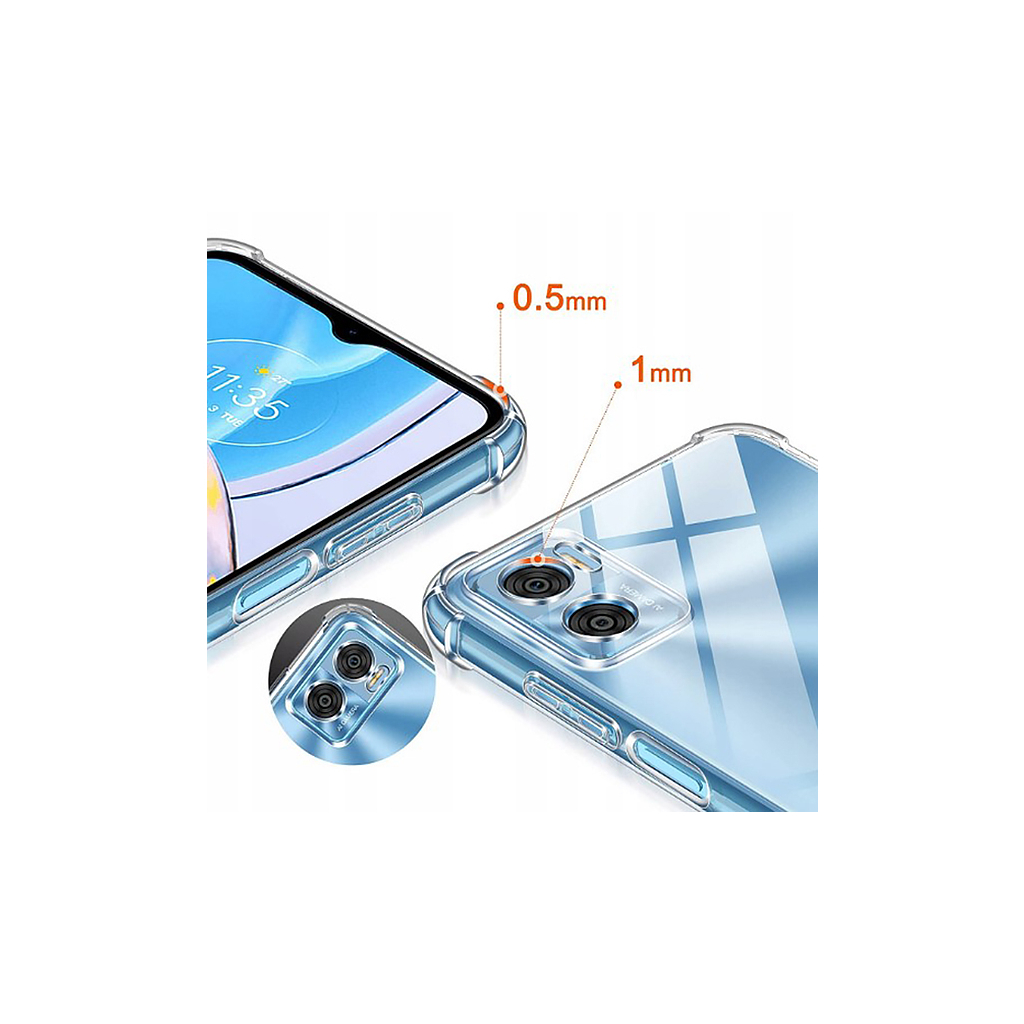 Чохол до мобільного телефона BeCover Anti-Shock Motorola Moto E22/E22i Clear (709321) - зображення 5