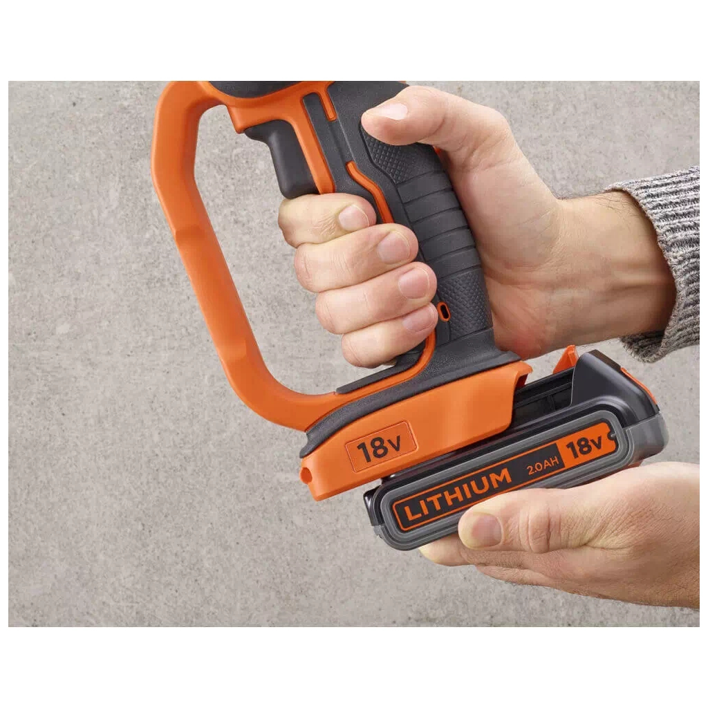 Шліфувальна машина Black&Decker 18V, 4Ah, 125 мм, 8600 об/хв (BCG720M1) - зображення 9