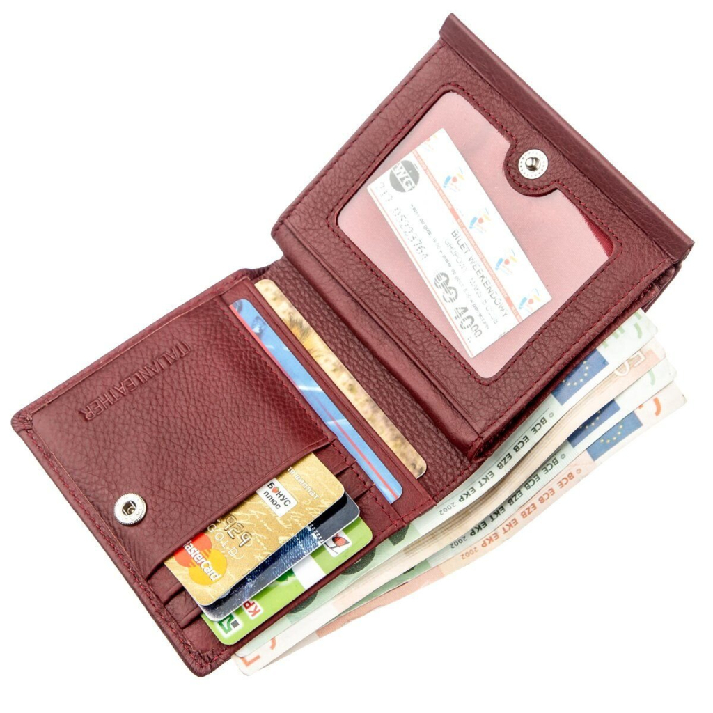 Гаманець ST Leather Бордовий (18920) - зображення 6