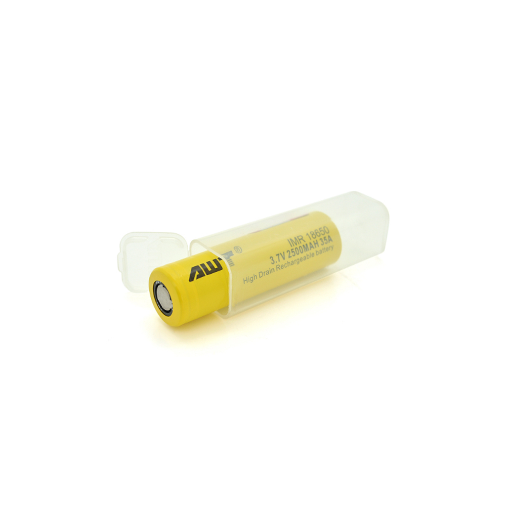 Акумулятор 18650 2500mAh, 35А, BOX AWT (IMR18650-2500-35А) - зображення 1
