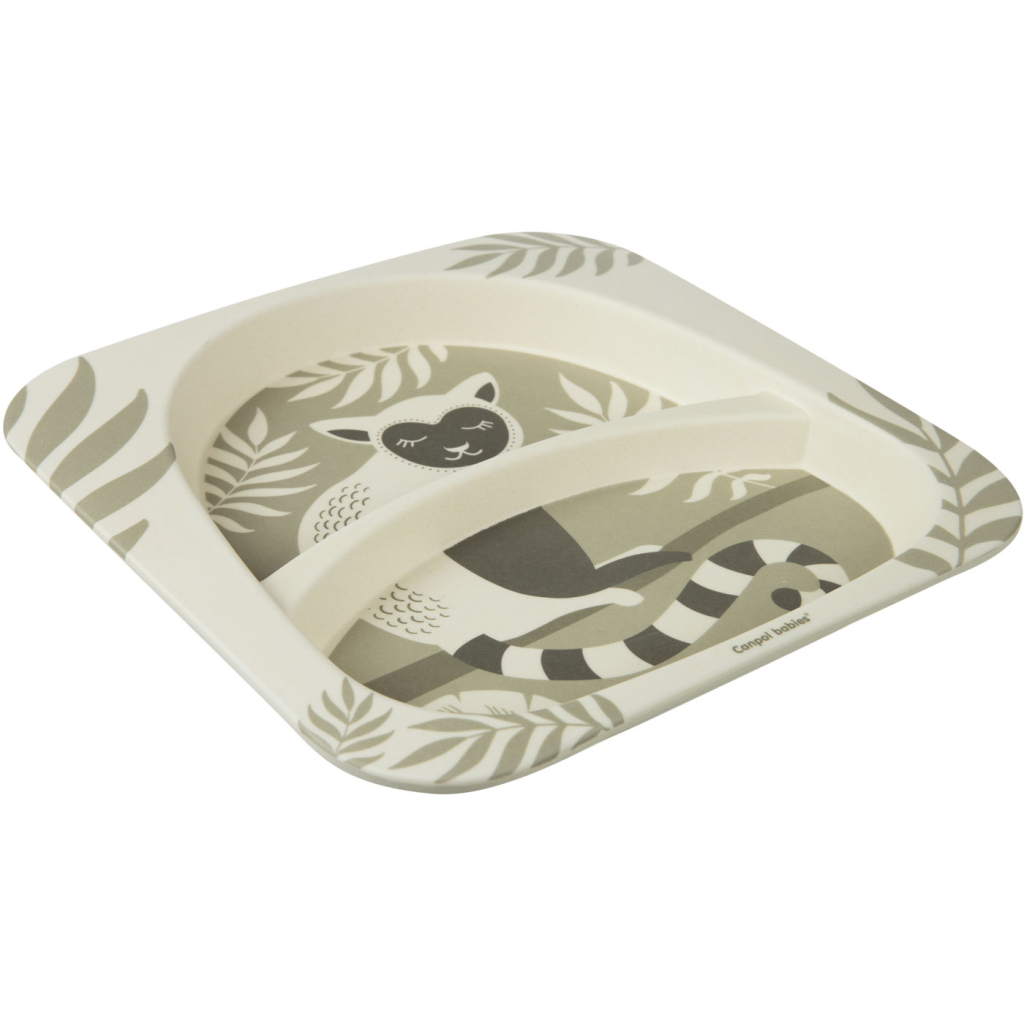 Набір дитячого посуду Canpol babies Lemur бамбуковий 5 предмети (9/214) - зображення 5