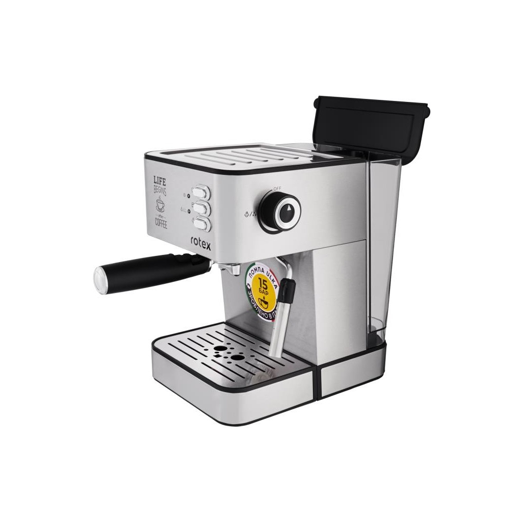 Ріжкова кавоварка еспресо Rotex RCM750-S - зображення 2