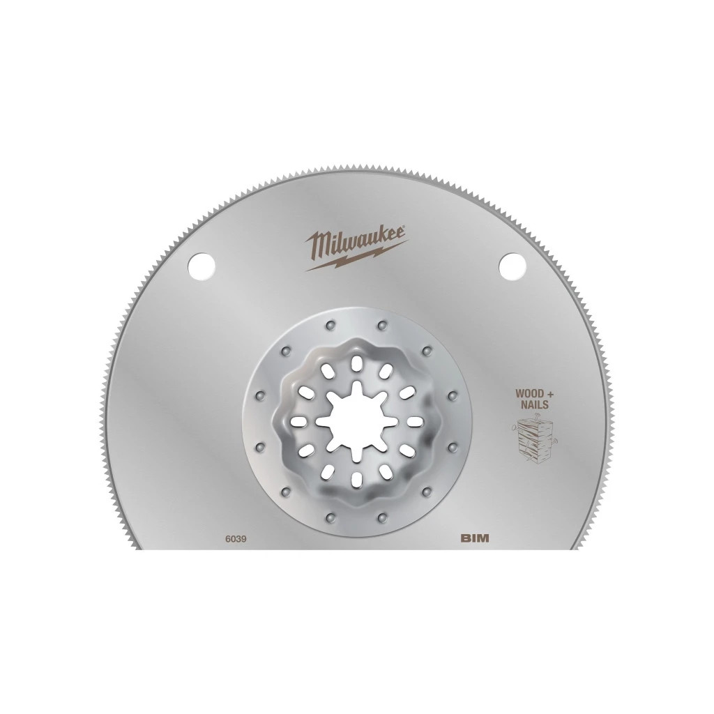 Полотно Milwaukee BiM STARLOCK для реноватора, D=85/28мм деревина з цвяхами (48906039) - зображення 1