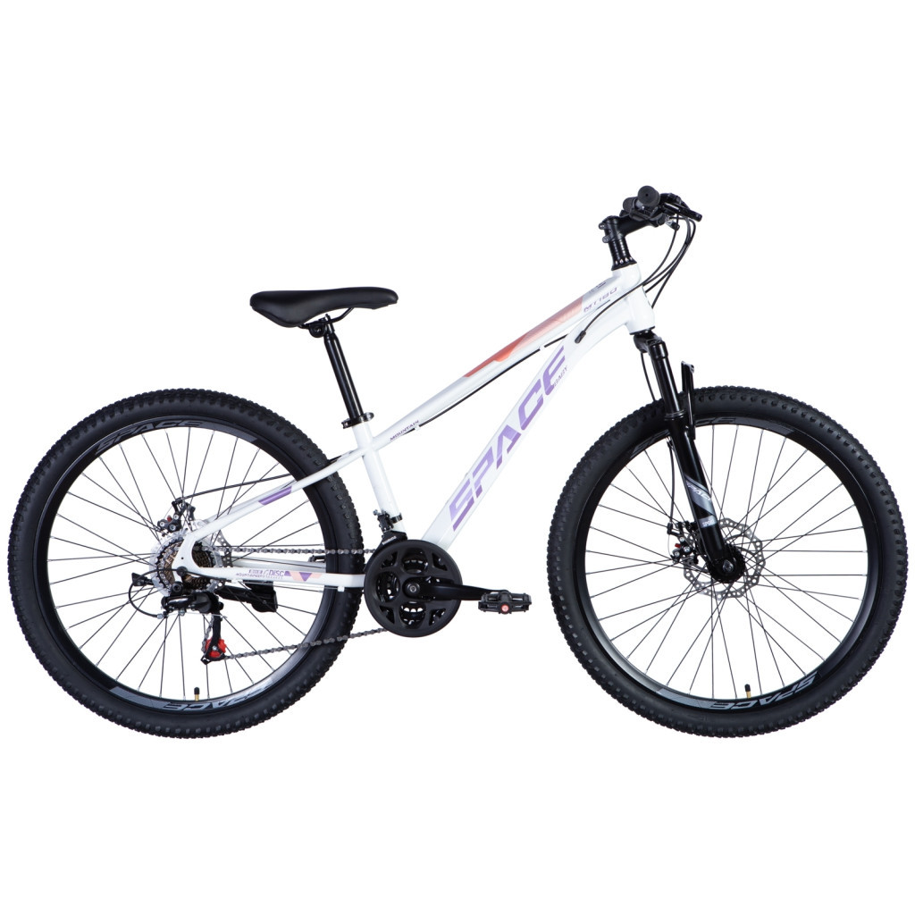 Велосипед Space Saturn AM DD 24" 13" St 2024 Бiло-бузковий (OPS-SP-24-011) - зображення 1