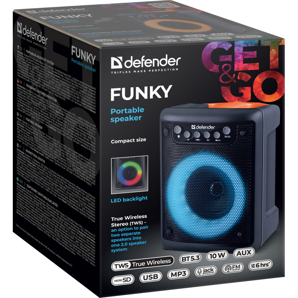 Акустична система Defender Funky Black (65053) - зображення 5