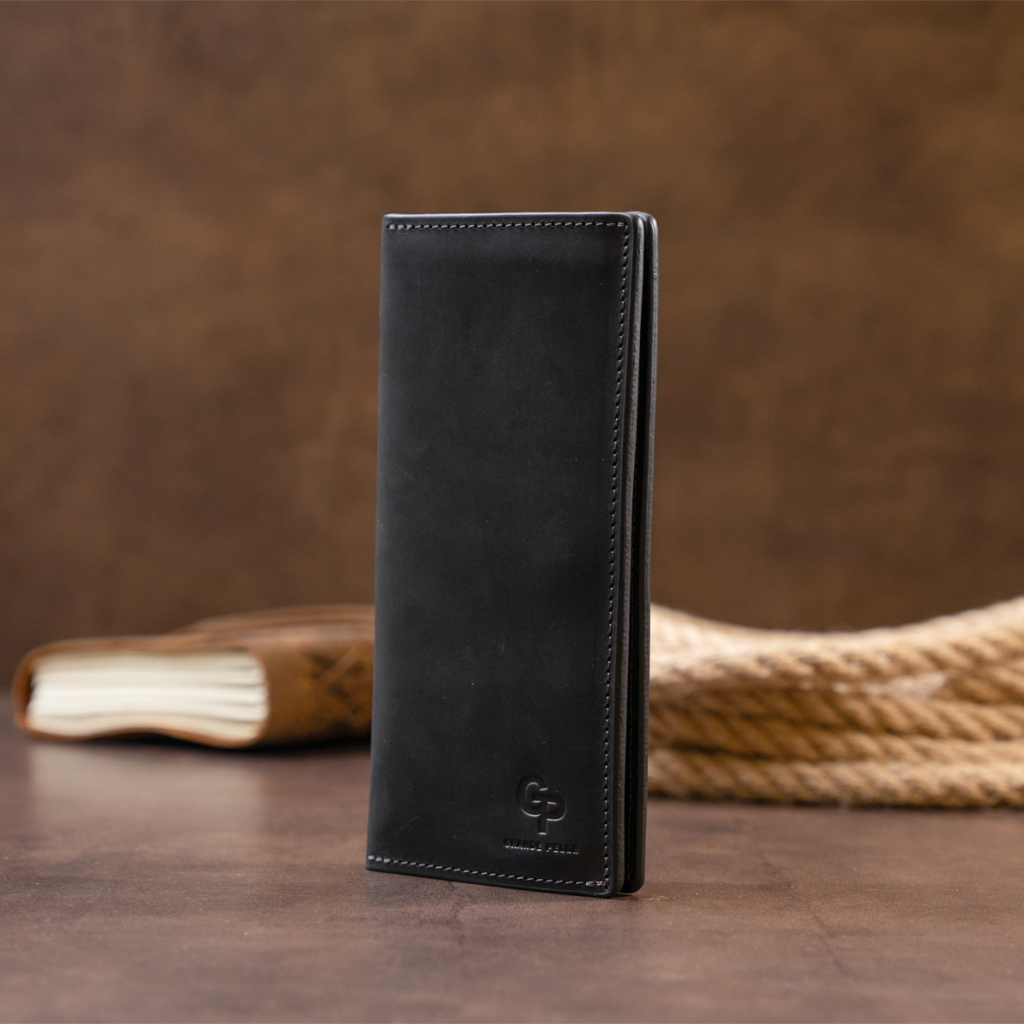 Гаманець Grande Pelle На магнітній кнопці Чорний (11313) - зображення 8