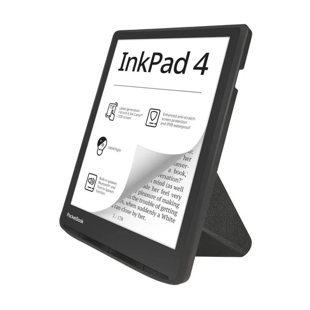 Чохол до електронної книги BeCover Ultra Slim Origami PocketBook 743G InkPad 4/InkPad Color 2/InkPad Color 3 (7.8") Gray (713087) - зображення 6