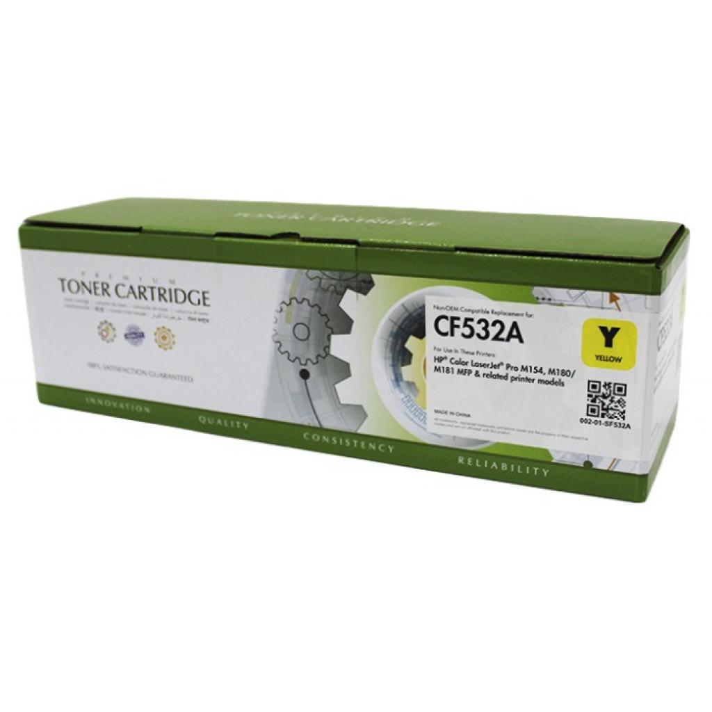 Картридж Static Control HP CLJ CF532A (205A) 900ст yellow (002-01-SF532A) - зображення 1