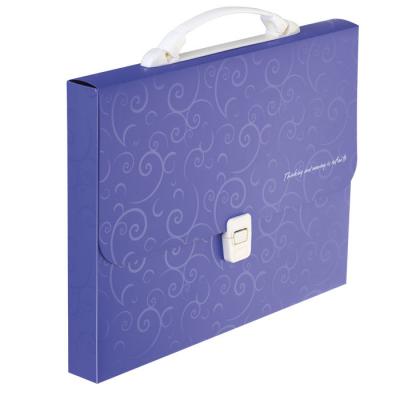Папка - портфель Buromax A4/35мм, BAROCCO, violet (BM.3719-07) - зображення 1