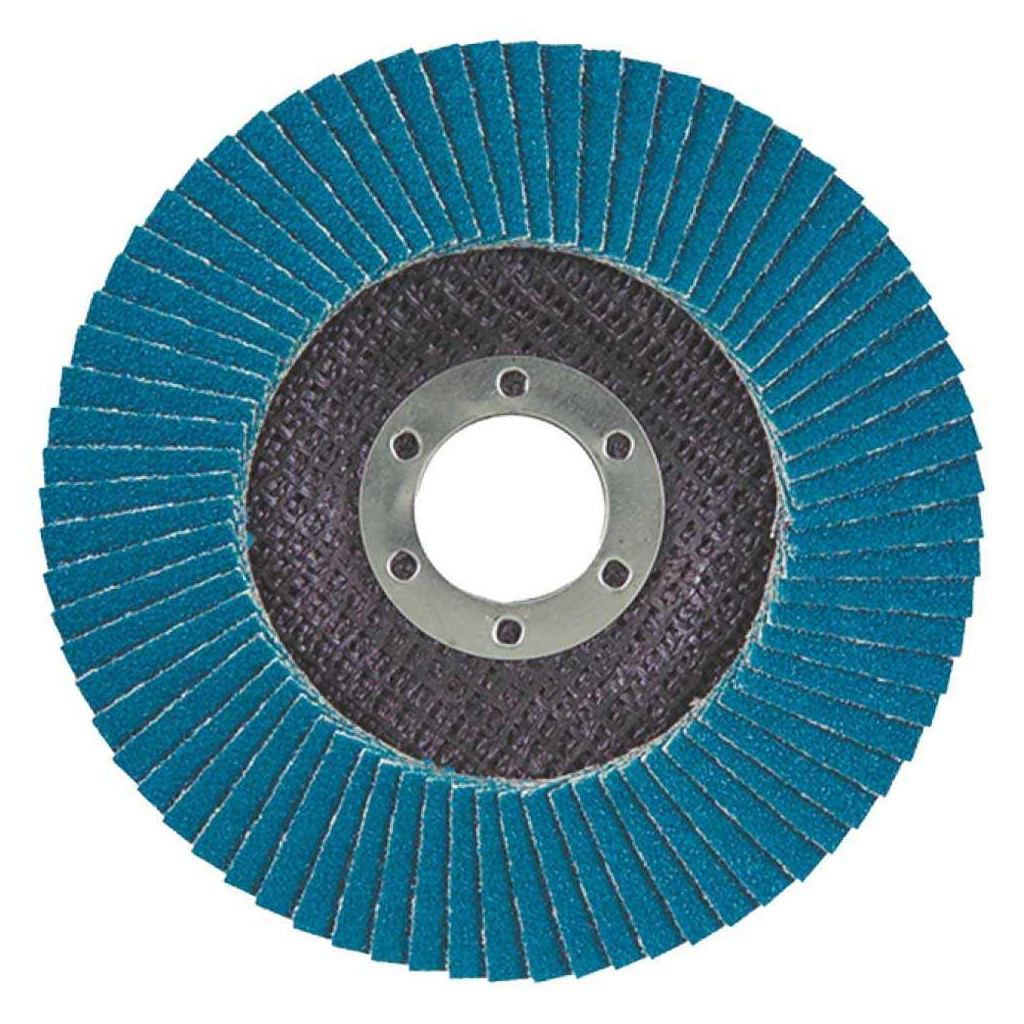 Круг зачистний Sigma пелюстковий торцевий Т27 (прямий) ZA 125мм P120 (9173061) - зображення 1