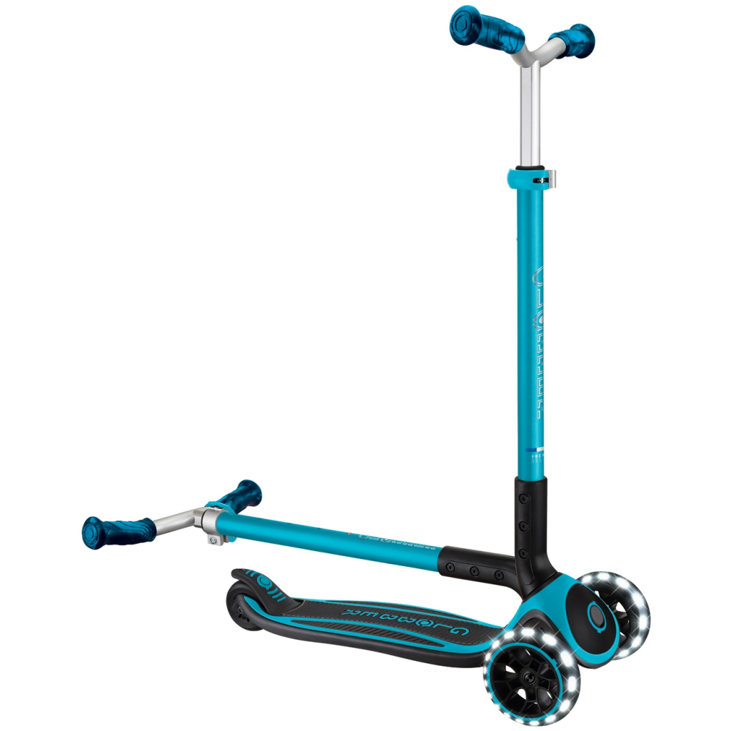 Самокат Globber Ace колеса з підсвіткою Аква (667-100) - зображення 5