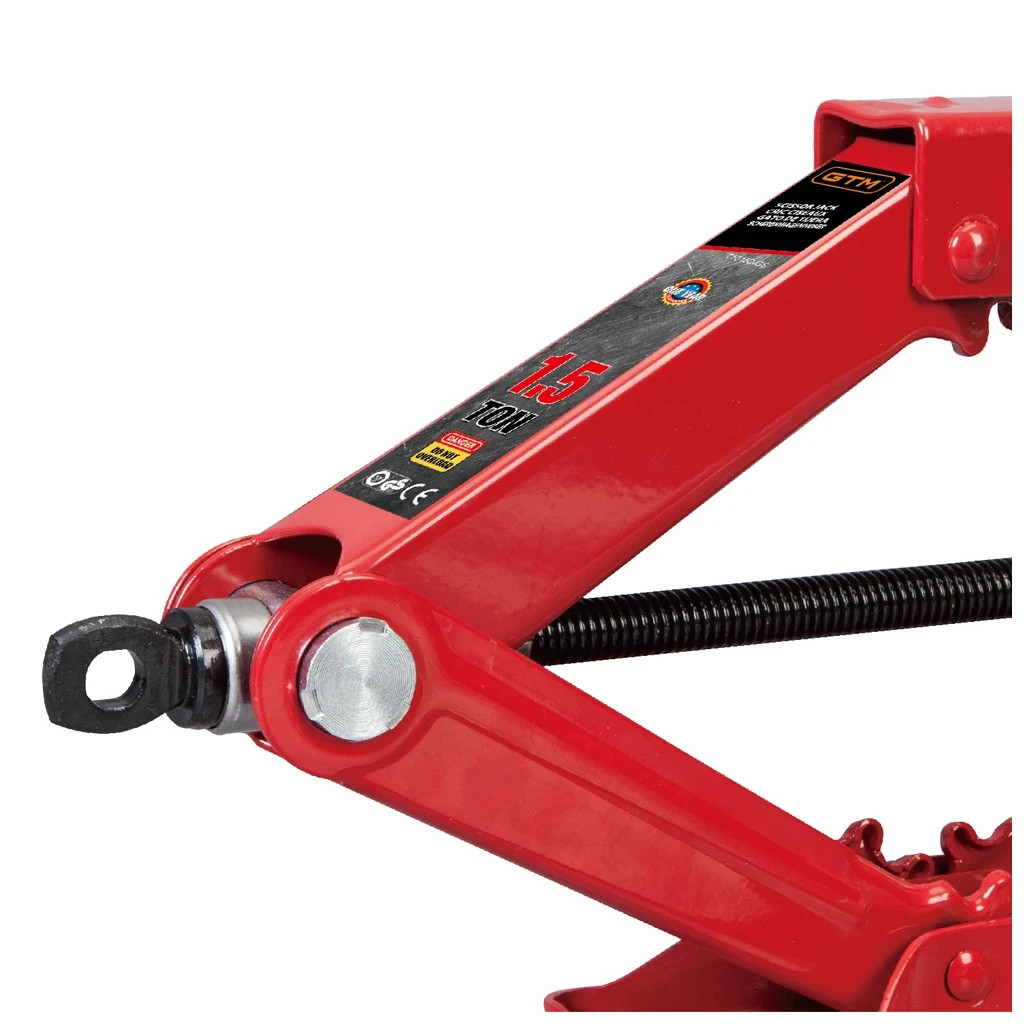 Домкрат GTM механічний ромбовидний 1,5т (95-390мм) (T10152-GS+S05+H07) - изображение 2