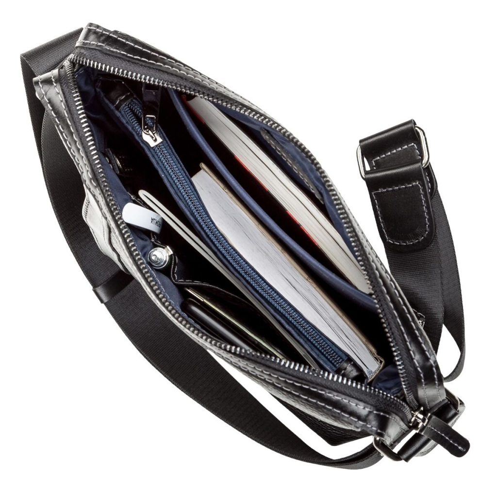 Сумка Shvigel Шкіряна Чорна (11122) - зображення 7