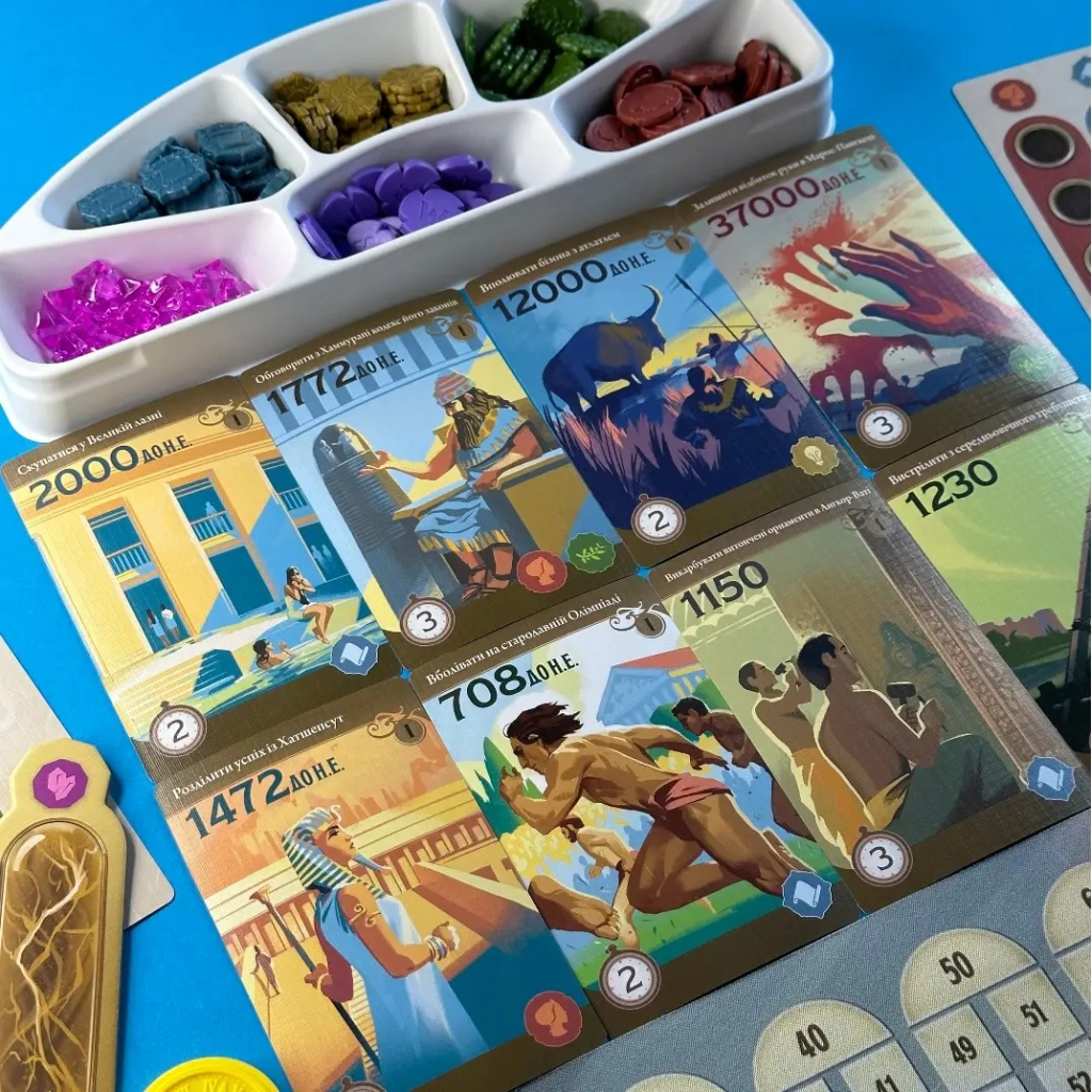 Настільна гра Lord of Boards Мандрівки віхами історії (Trekking Through History) (укр.) (LOB2328UA) - зображення 4