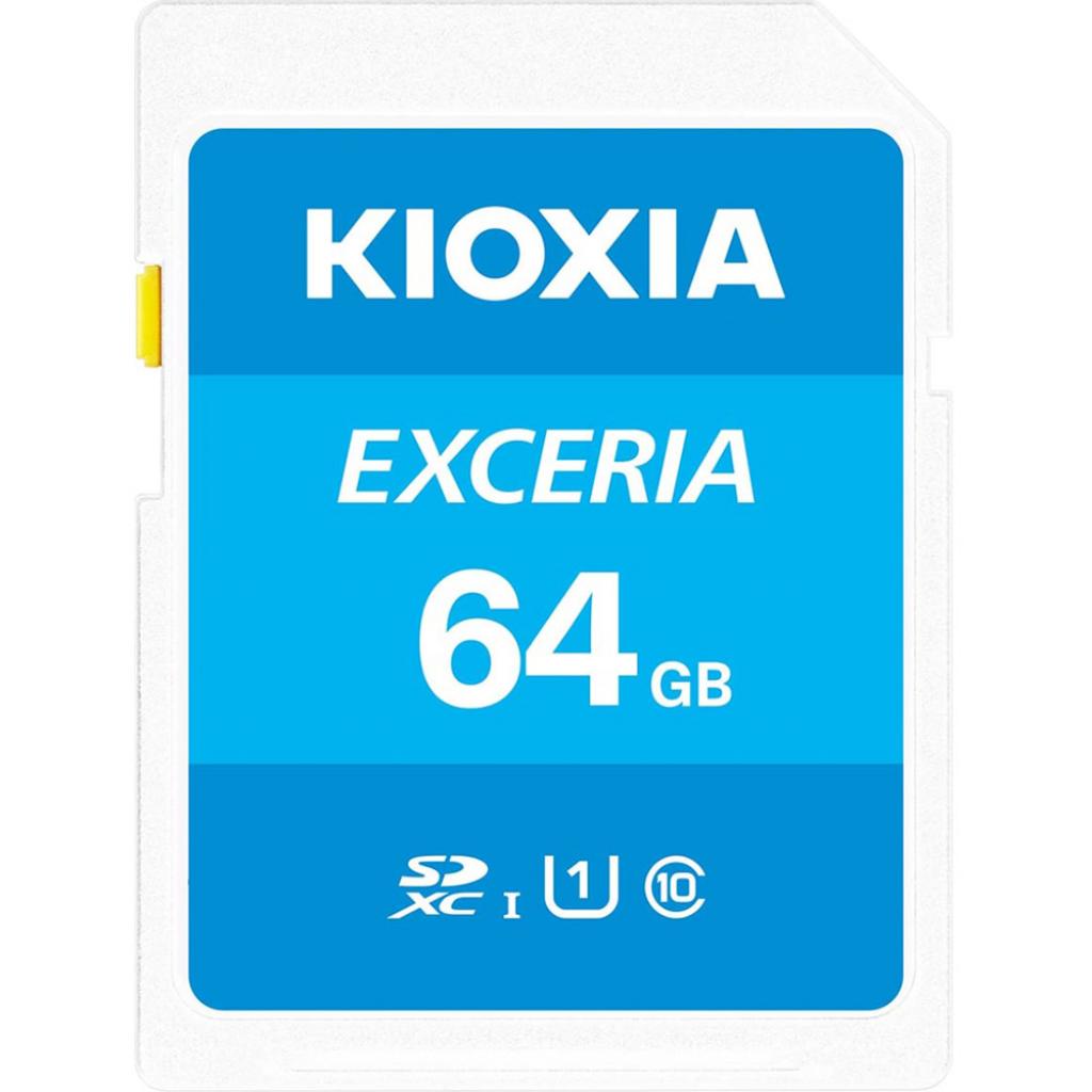 Карта пам'яті Kioxia 64GB SDHC class 10 UHS-1 Exceria (LNEX1L064GG4) - зображення 1