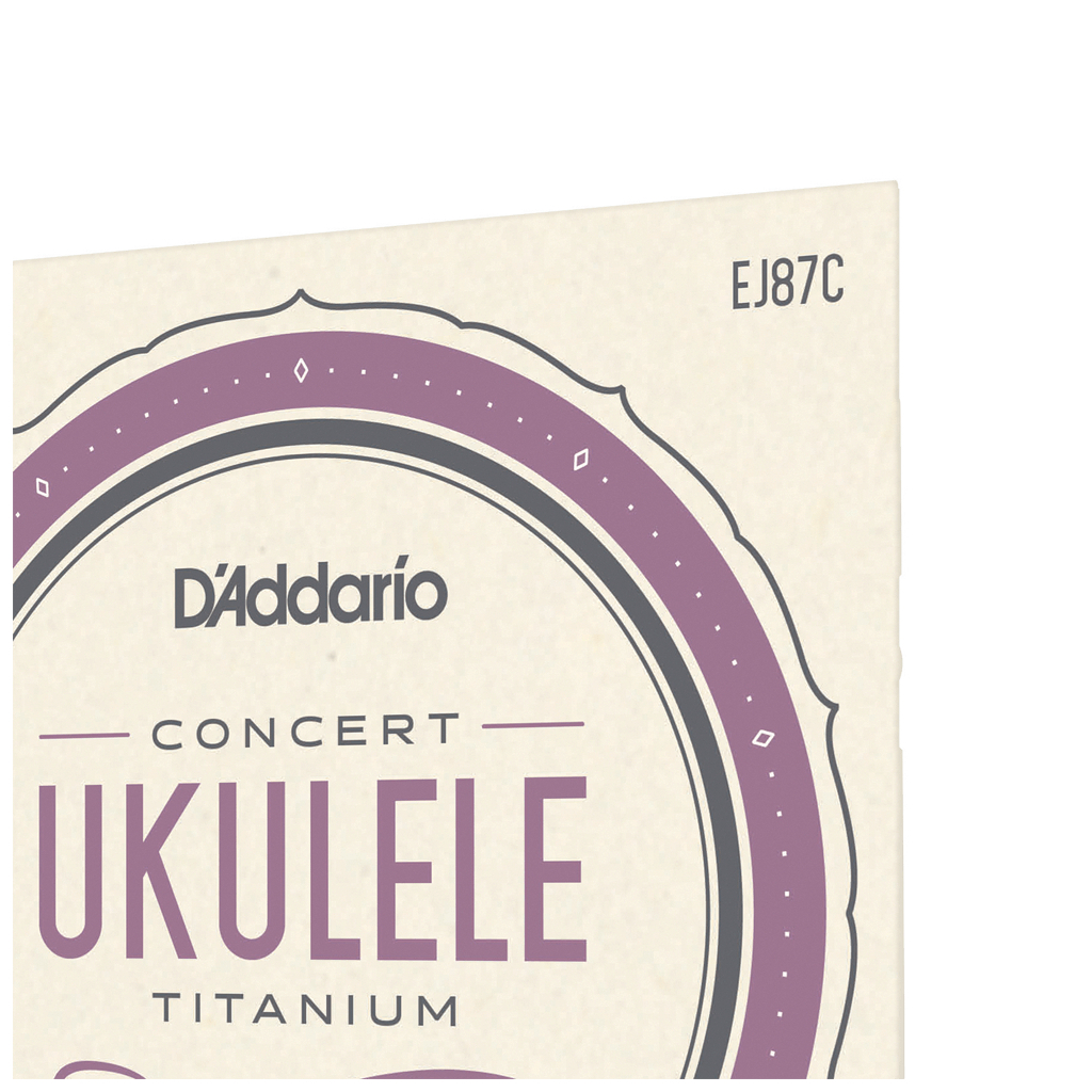 Струни для гітари D'Addario Titanium Ukulele Concert (EJ87C) - зображення 4