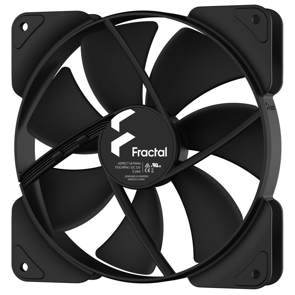 Кулер до корпусу Fractal Design Aspect 14 PWM Black (FD-F-AS1-1403) - зображення 2