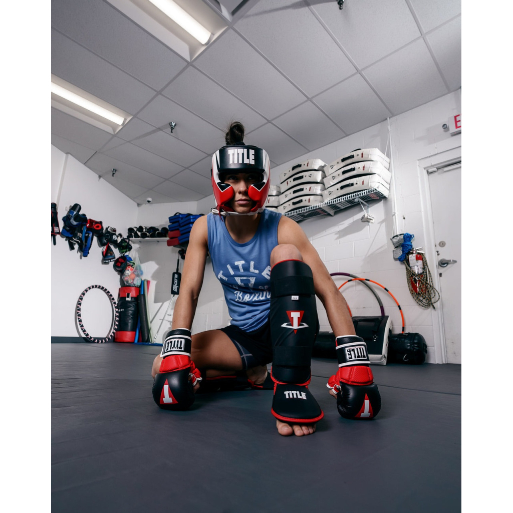 Боксерський шолом Title MMA Command Black/White/Red M (XCHGT M BK/WH/RD) - изображение 6