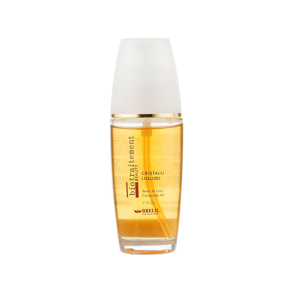 Сироватка для волосся Brelil Bio Traitement Beauty Рідкі кристали з ефектом блиску 60 мл (8011935051205) - изображение 1