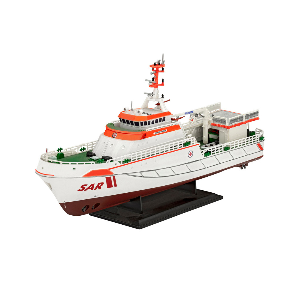 Збірна модель Revell Пошуково-рятувальне судно Hermann Marwede рівень 4 масштаб 1:200 (RVL-05812) - зображення 2