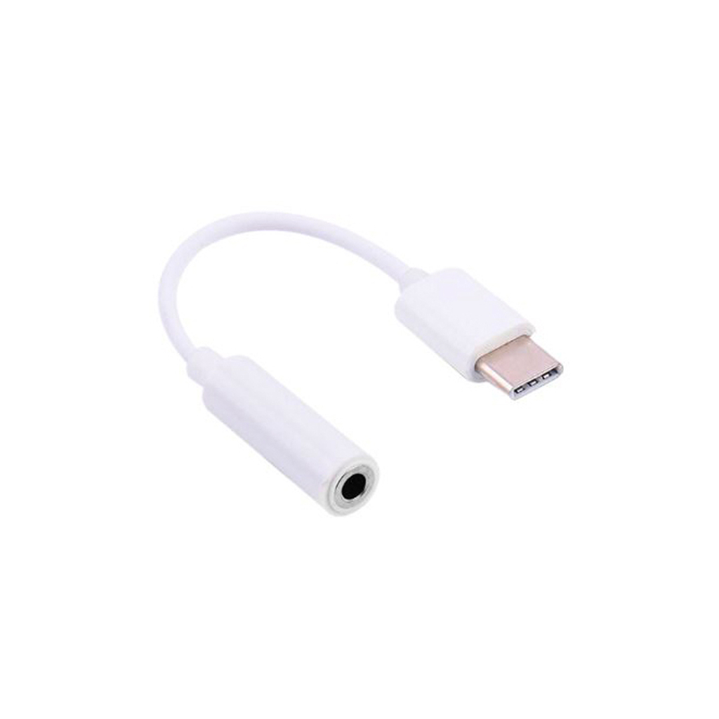 Перехідник Lapara USB Type-C Male - Audio AUX mini jack 3,5 mm Female (LA-Type-C-Audio-3.5mm white) - изображение 1