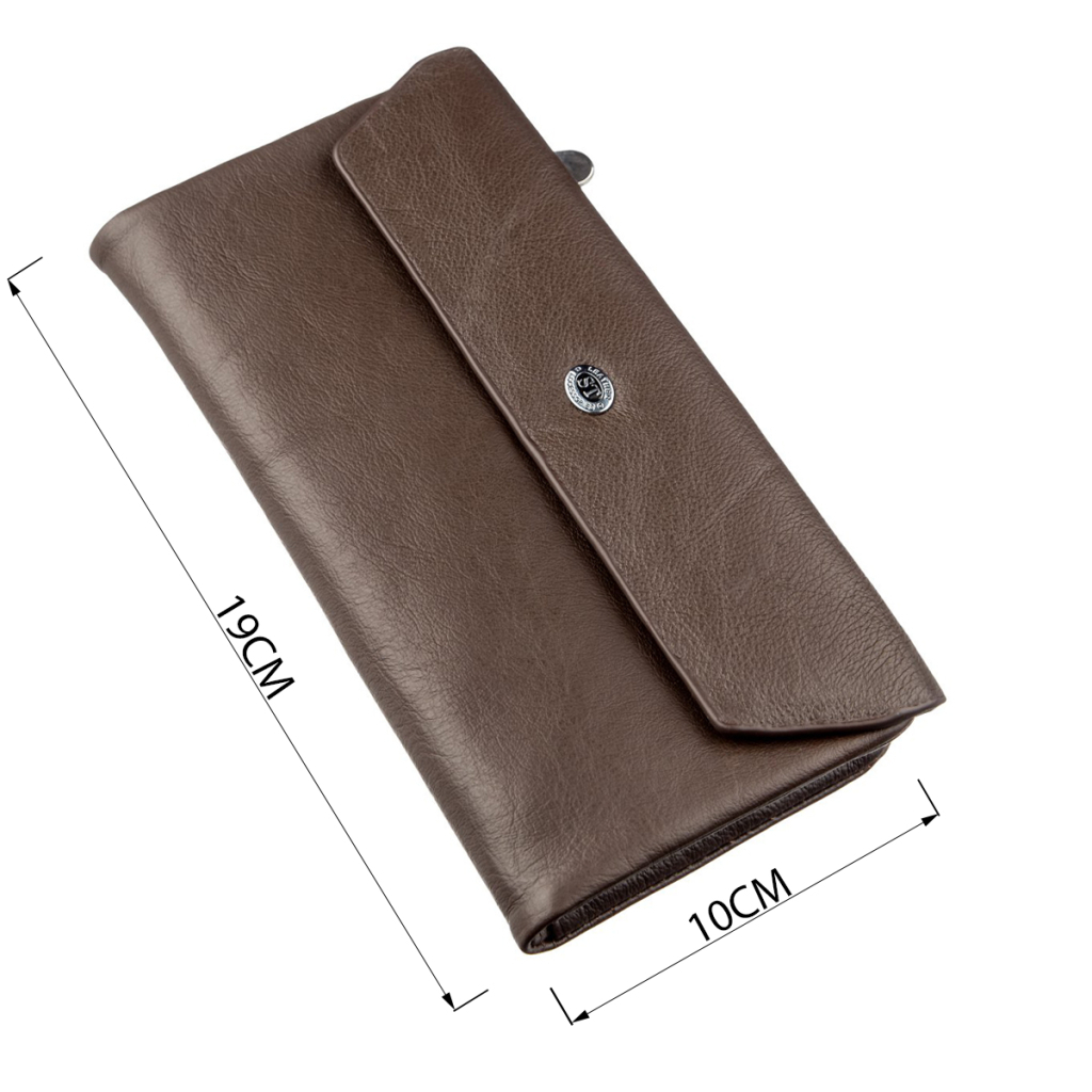 Гаманець ST Leather Коричневий (18841) - зображення 3