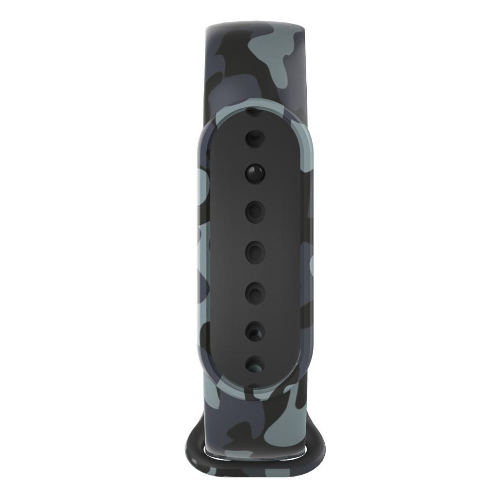 Ремінець до фітнес браслета XoKo Силіконовий ремінець XoKo для Xiaomi Mi Smart Band 5 Khaki G (XK-SL5-KGR) - изображение 5