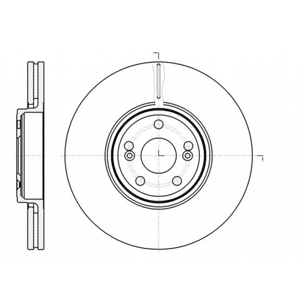 Гальмівний диск REMSA 61234.10 - зображення 1