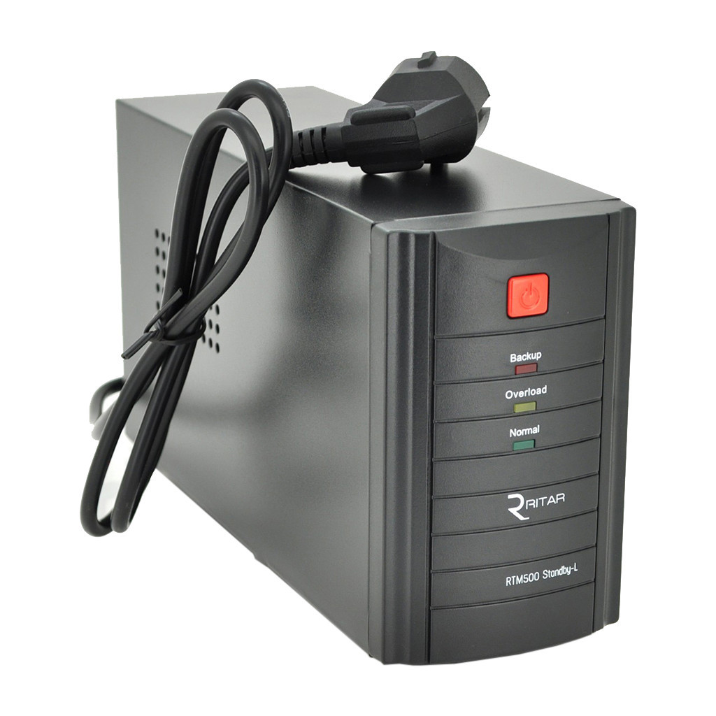Пристрій безперебійного живлення Ritar RTM500 (300W) Standby-L (RTM500L) - зображення 1