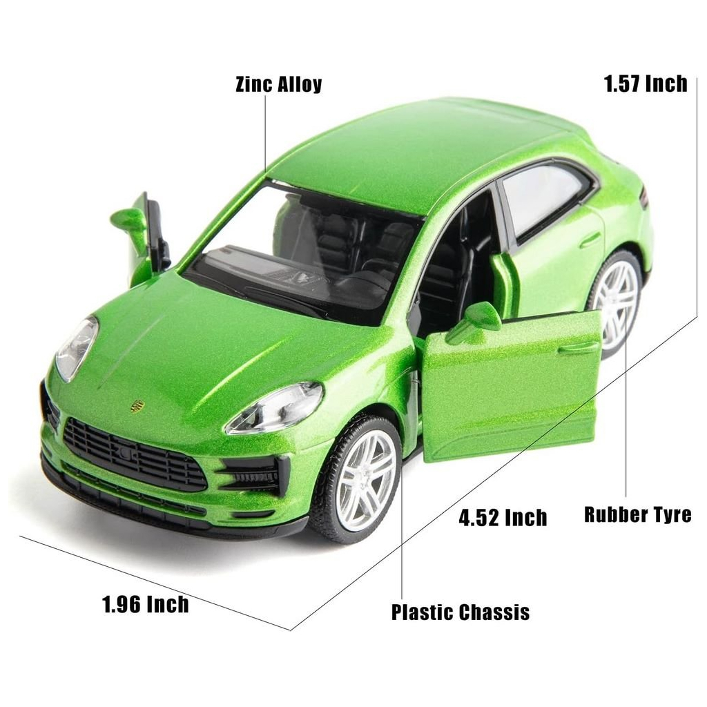 Машина Uni-Fortune PORSCHE MACAN S 2019 зелений (554049) - зображення 2