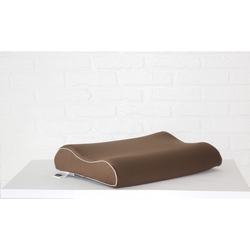 Подушка MirSon ортопедична 6036 Delicate satin Cacao Aero 58х40х10.5 (2200003261592) - зображення 3