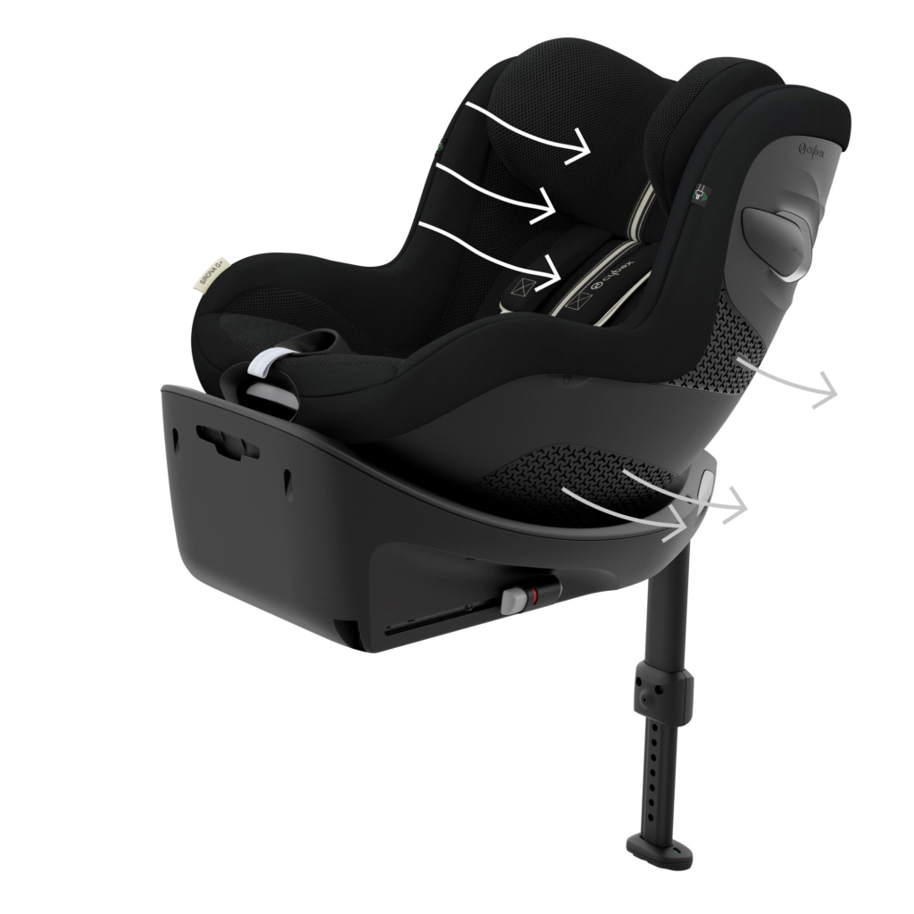 Автокрісло Cybex Sirona G i-Size Plus Moon Black (523001207) - зображення 6