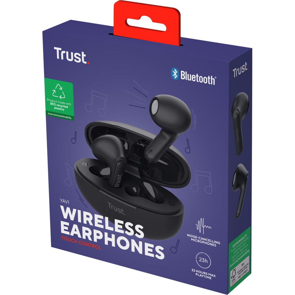Навушники Trust Yavi Earphones Black (25298) - зображення 8
