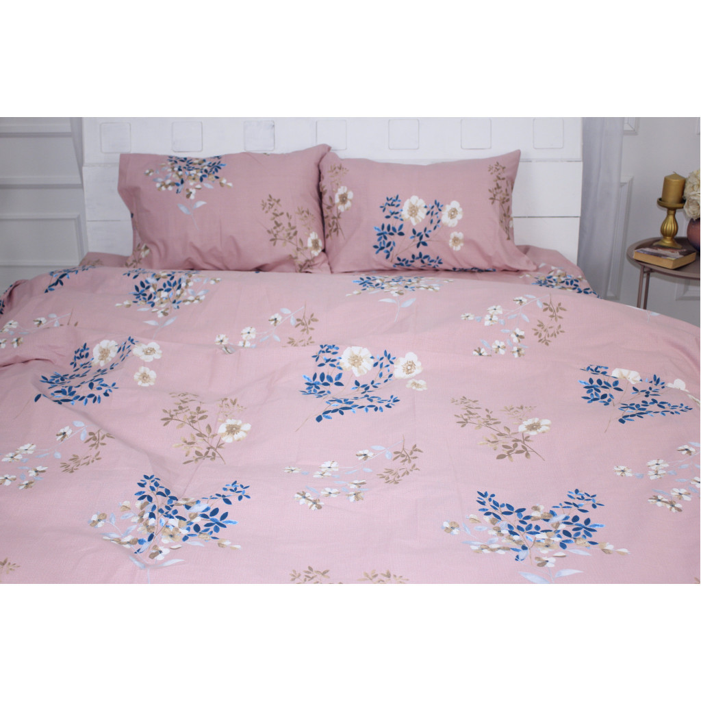 Постільна білизна MirSon Бязь Premium 17-0439 Pink split 220х240 (2200003001860) - зображення 2