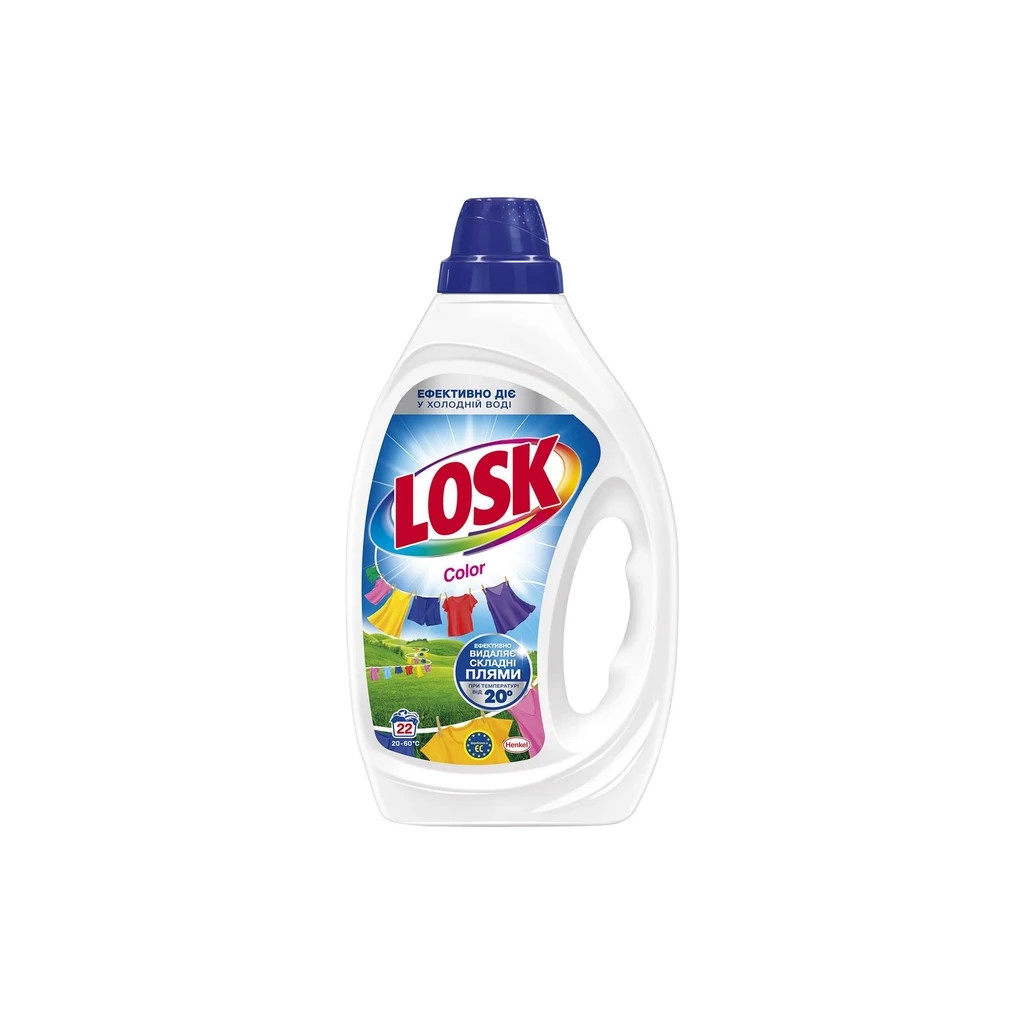 Гель для прання Losk Color 990 мл (9000101599954) - зображення 1