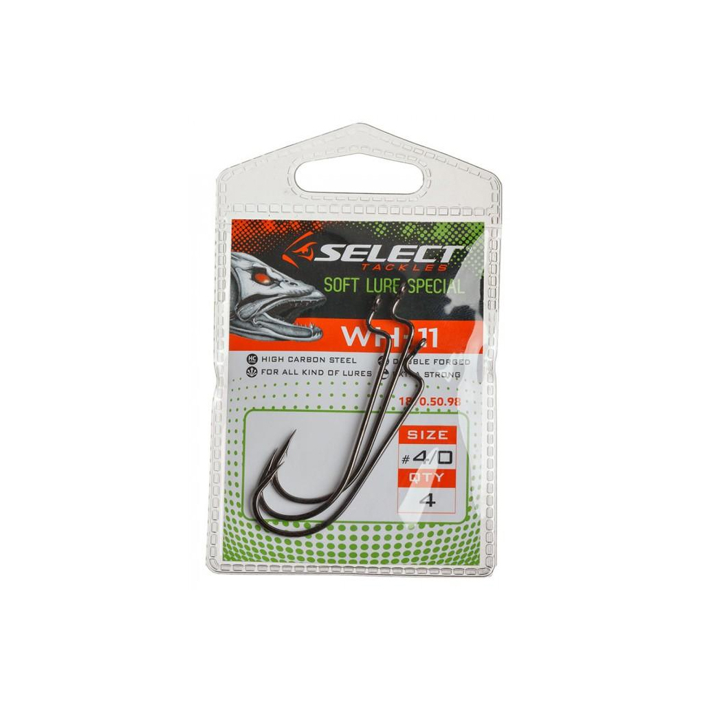 Гачок Select WH-11 4/0 (4 шт/уп) (1870.50.98) - зображення 2