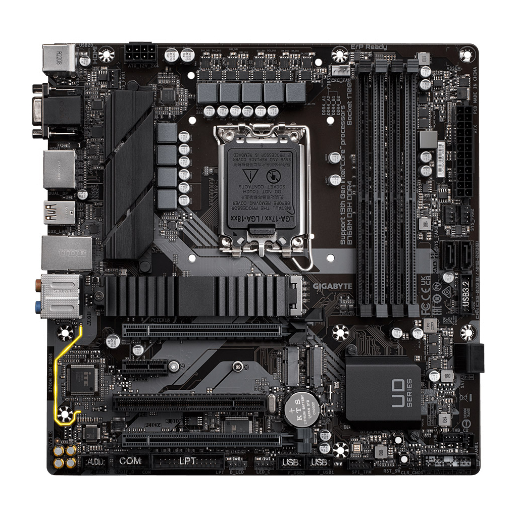 Материнська плата GIGABYTE B760M D3H DDR4 - зображення 1
